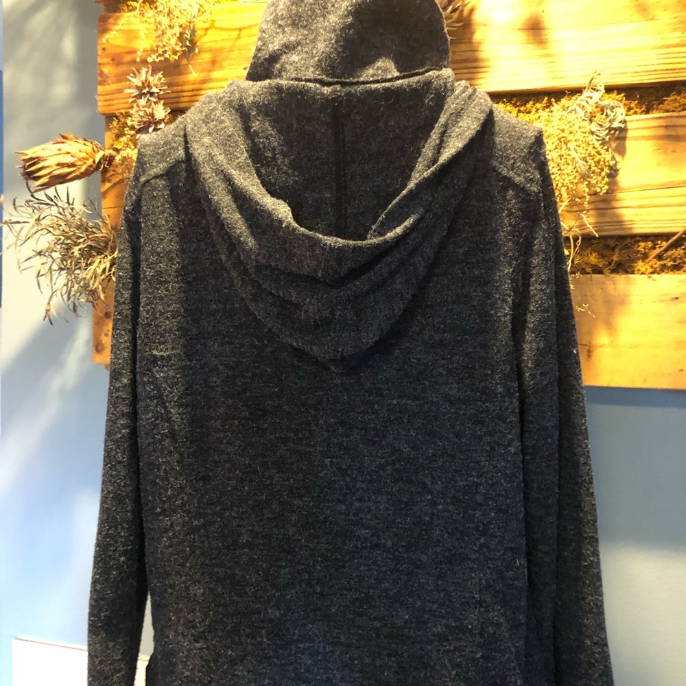 American Rag Peacoat Heather Grey Detachable Hood - Picture 2 of 8